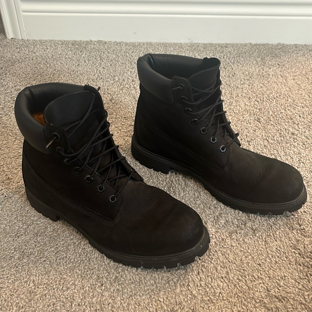 Black Timberland Boots